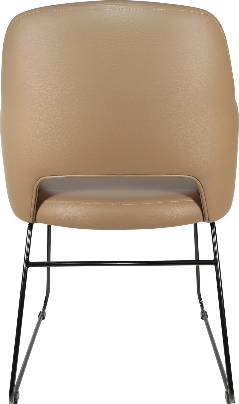 Durafurn Sorbet Chair with Black Sled Base