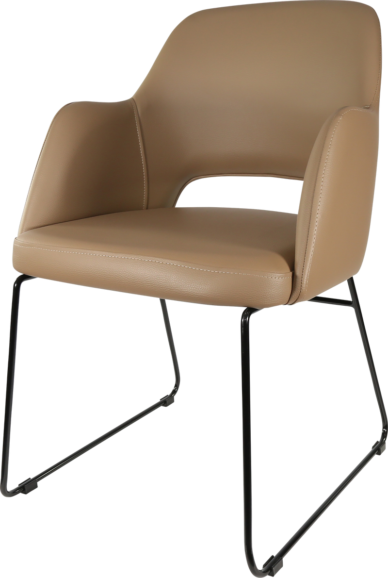 Durafurn Sorbet Chair with Black Sled Base