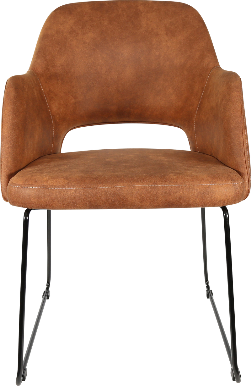 Durafurn Sorbet Chair with Black Sled Base