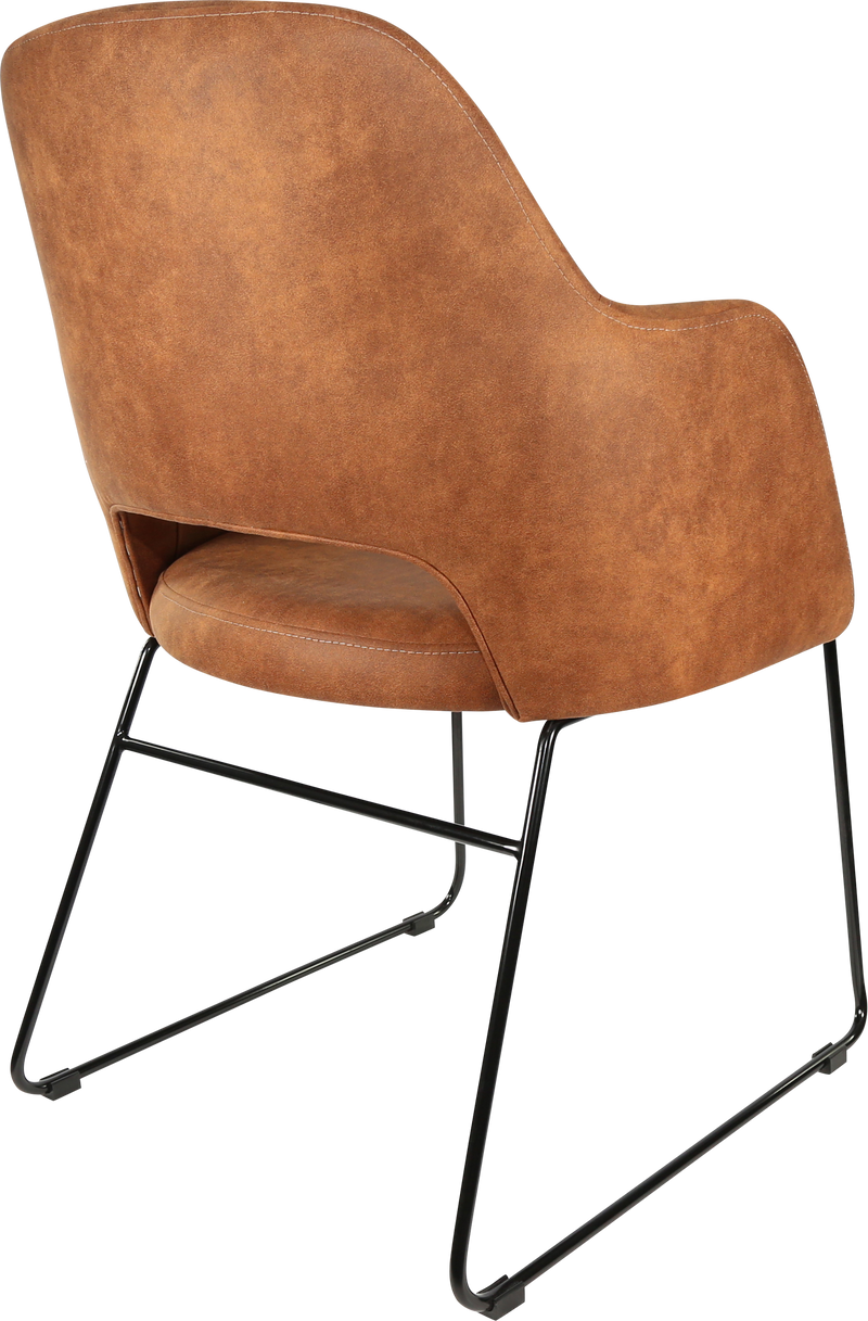 Durafurn Sorbet Chair with Black Sled Base