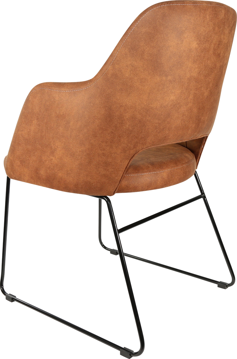 Durafurn Sorbet Chair with Black Sled Base