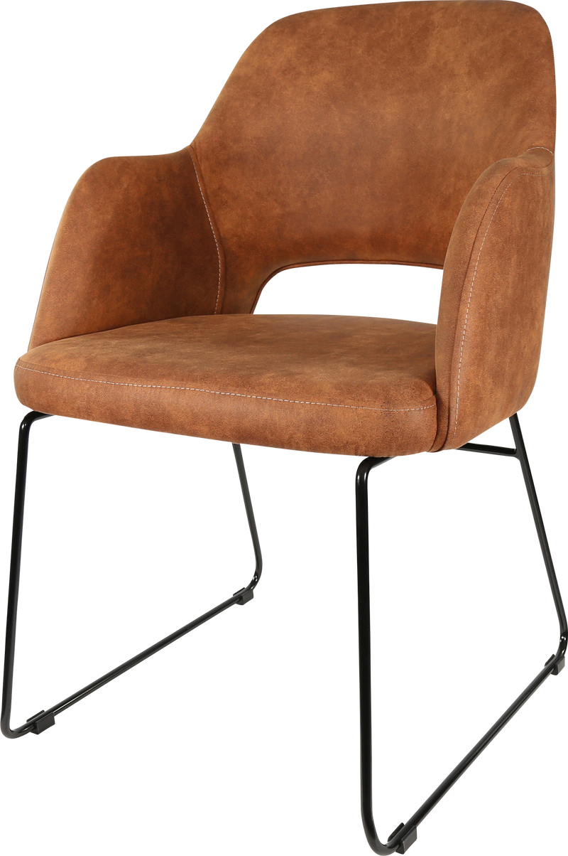 Durafurn Sorbet Chair with Black Sled Base