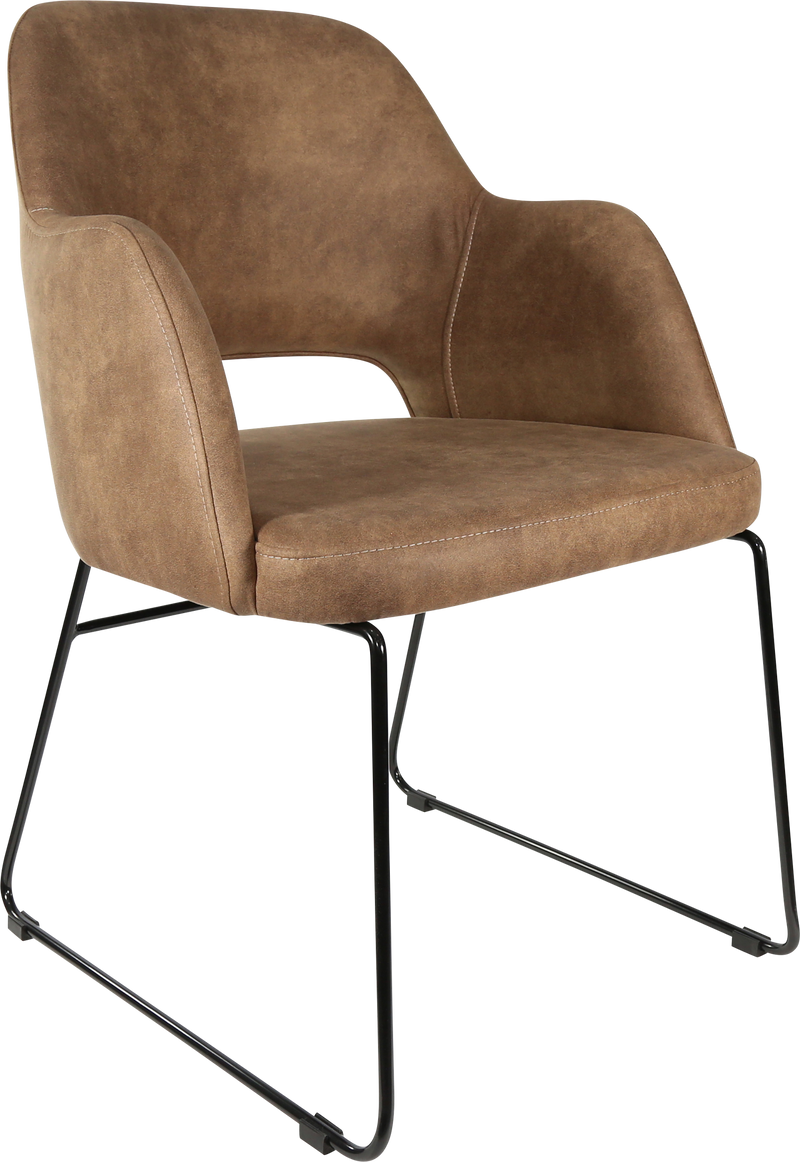 Durafurn Sorbet Chair with Black Sled Base