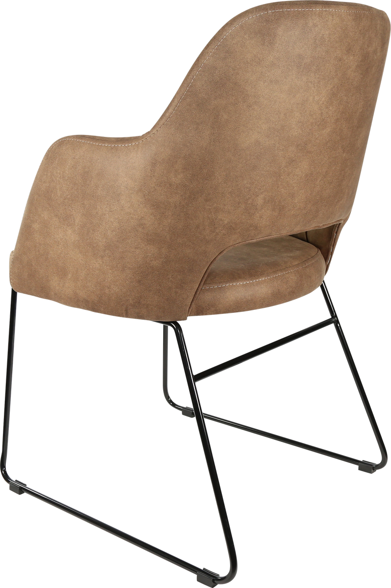 Durafurn Sorbet Chair with Black Sled Base