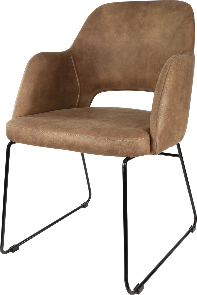 Durafurn Sorbet Chair with Black Sled Base