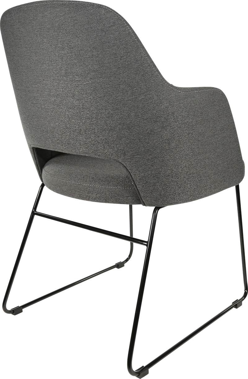 Durafurn Sorbet Chair with Black Sled Base