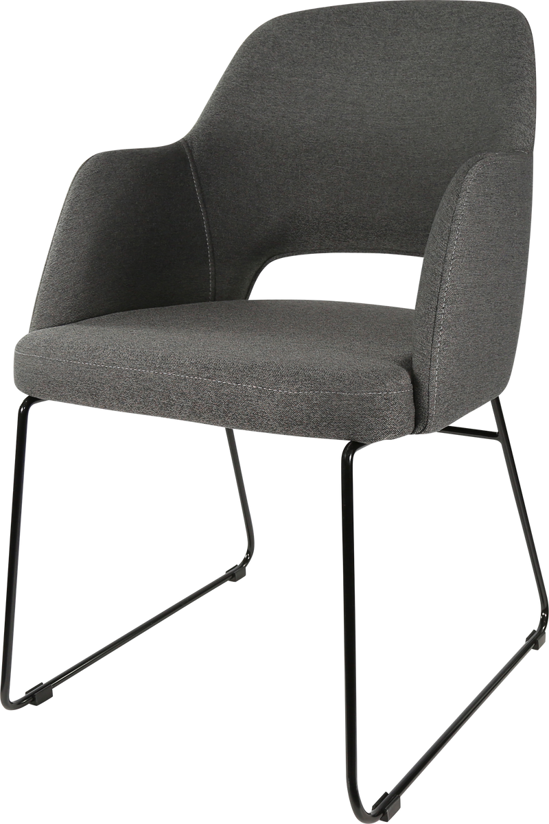 Durafurn Sorbet Chair with Black Sled Base