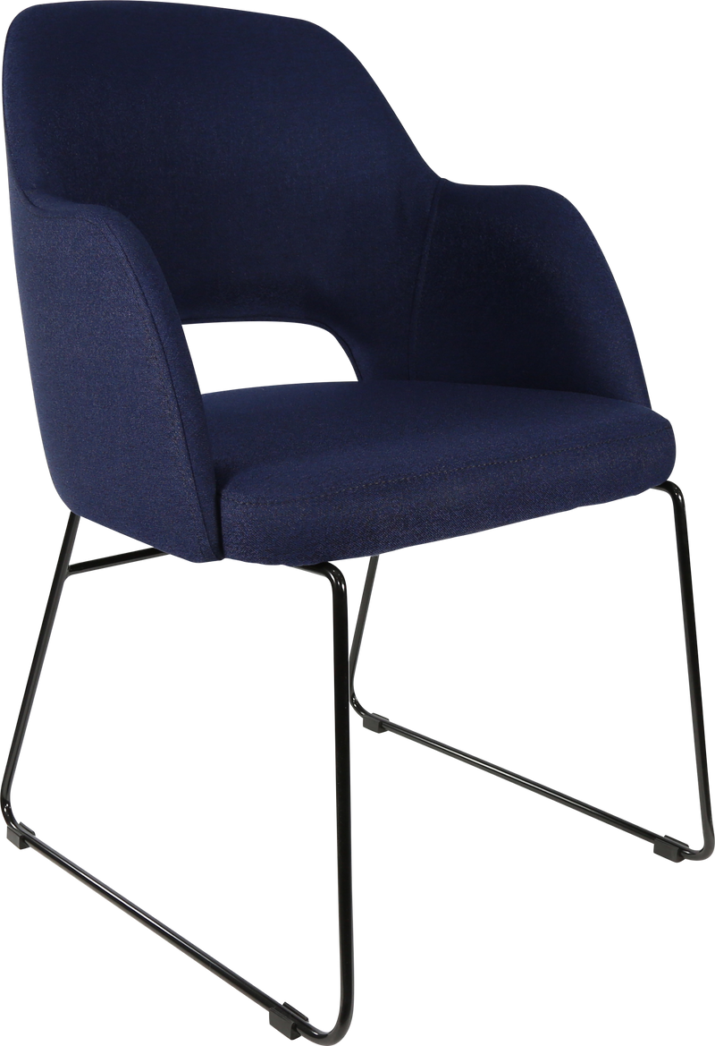 Durafurn Sorbet Chair with Black Sled Base