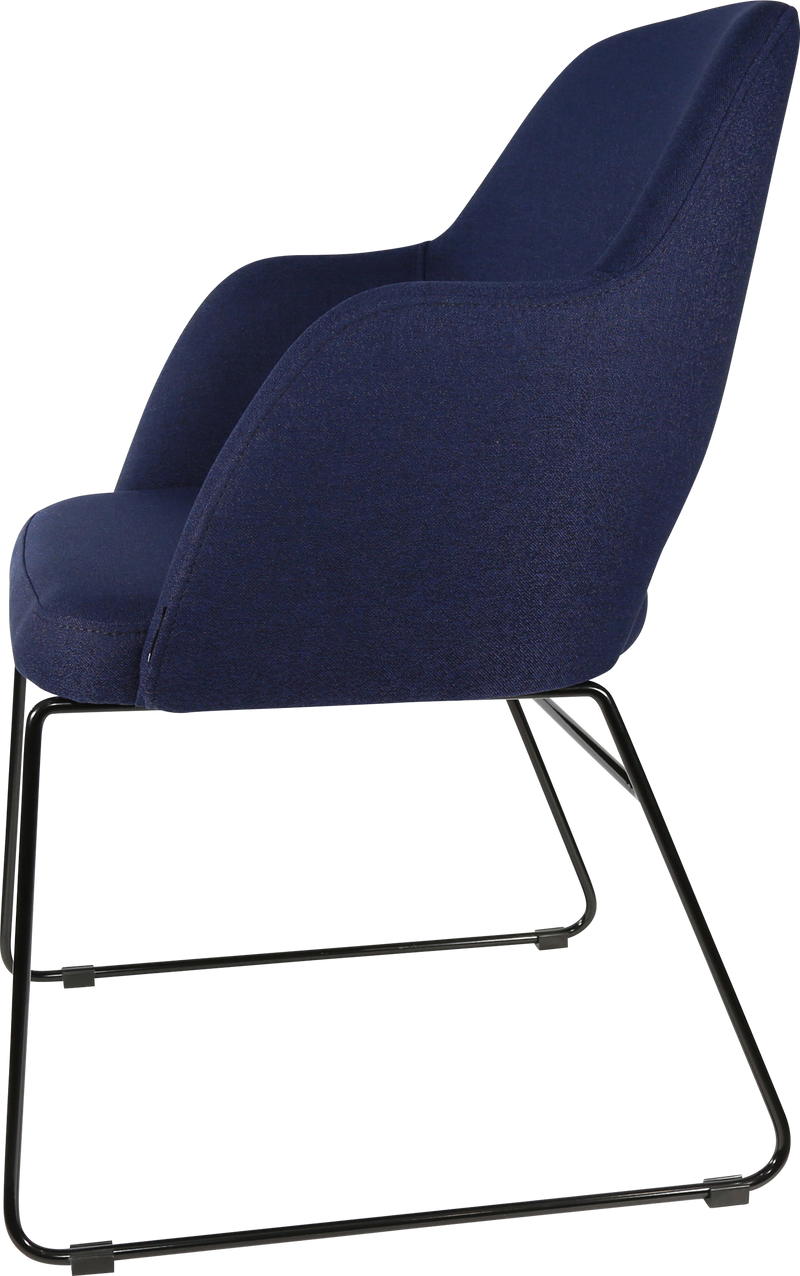 Durafurn Sorbet Chair with Black Sled Base