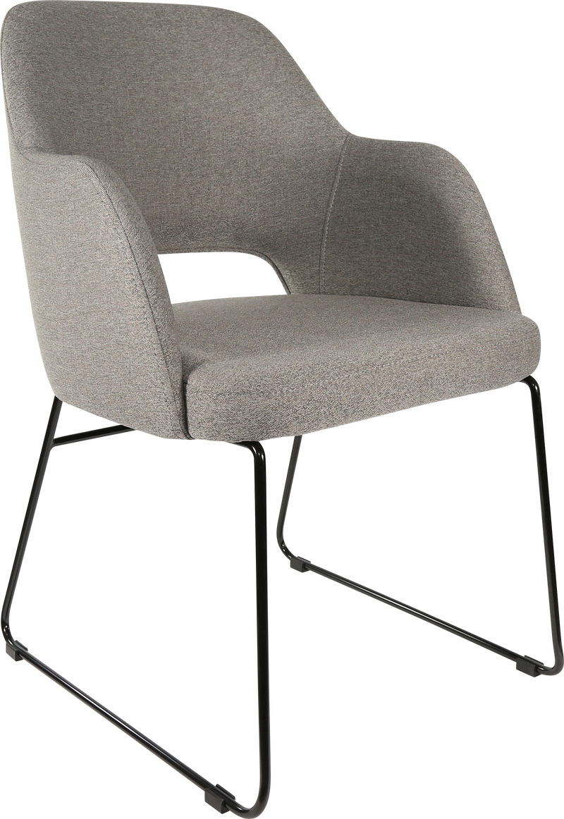 Durafurn Sorbet Chair with Black Sled Base
