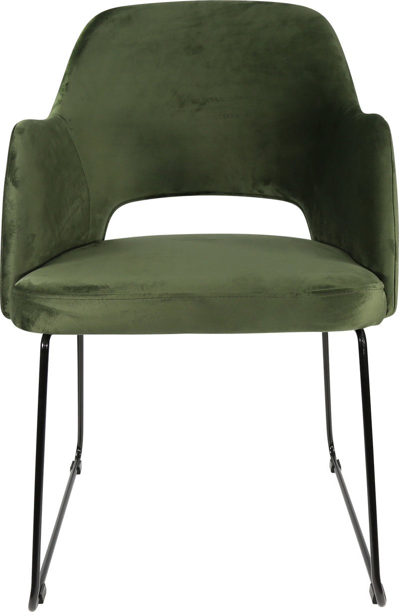 Durafurn Sorbet Chair with Black Sled Base