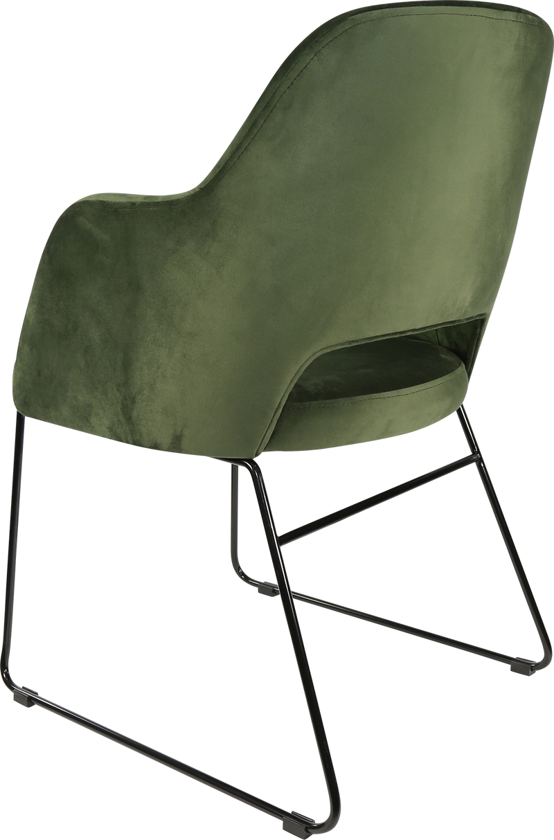 Durafurn Sorbet Chair with Black Sled Base