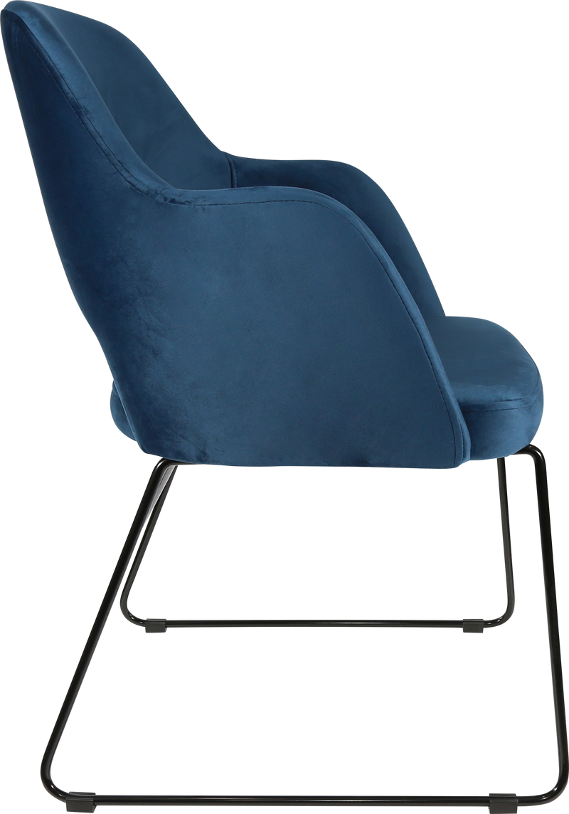 Durafurn Sorbet Chair with Black Sled Base