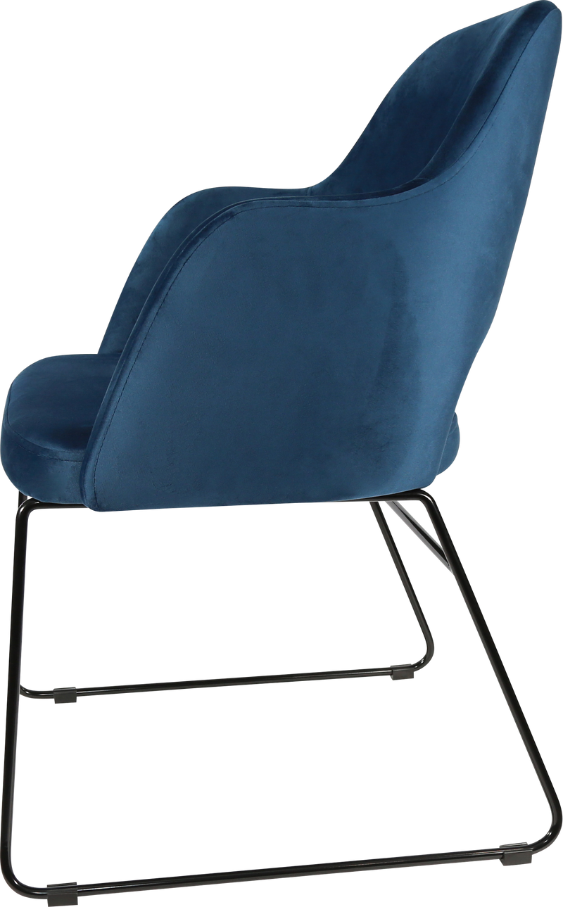 Durafurn Sorbet Chair with Black Sled Base