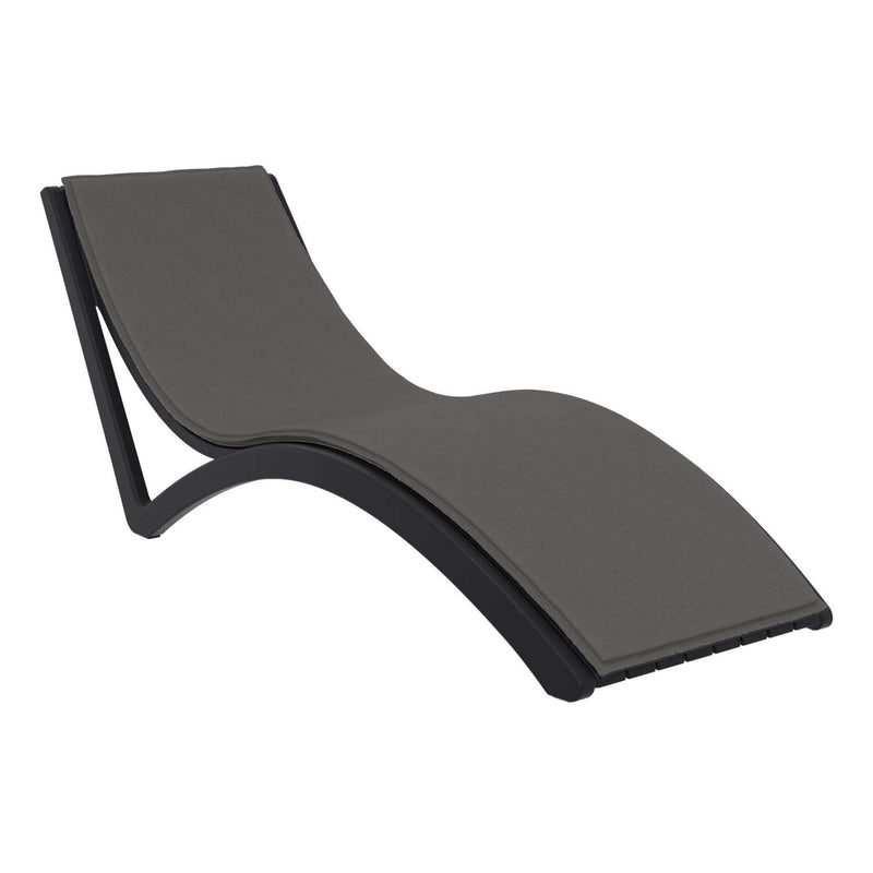 Slim Sunlounger with Cushion