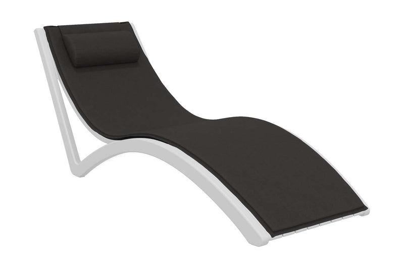 Slim Sunlounger with Cushion