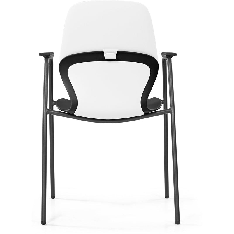 Kaleido Chair With Black 4-Leg Frame With Arms