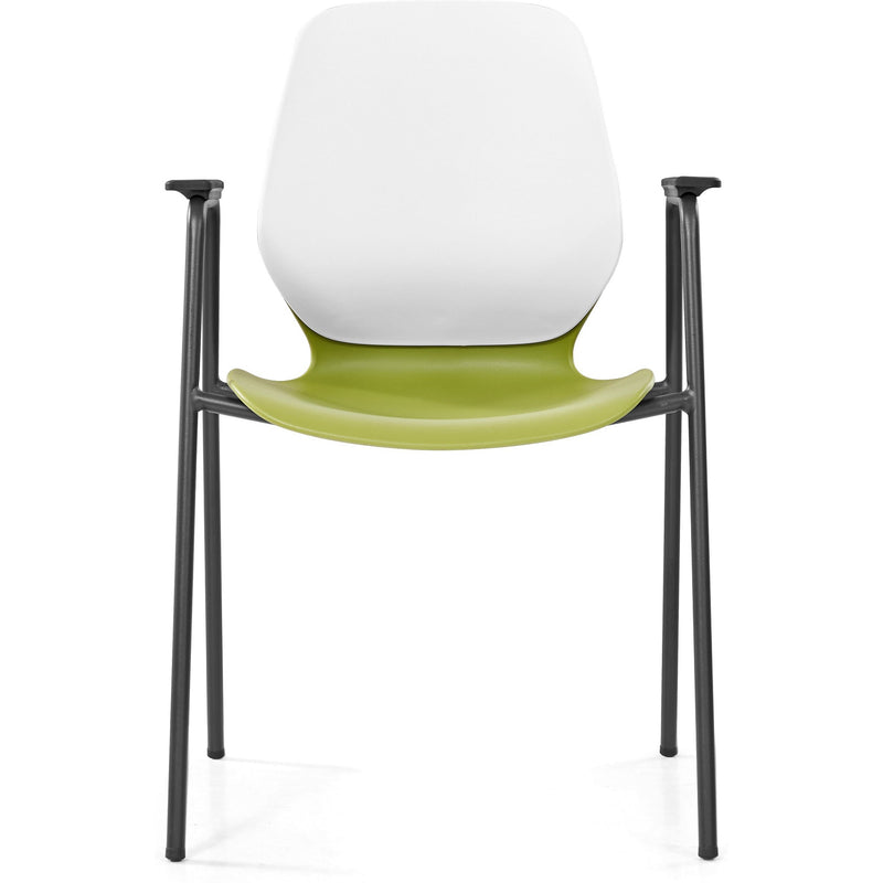 Kaleido Chair With Black 4-Leg Frame With Arms