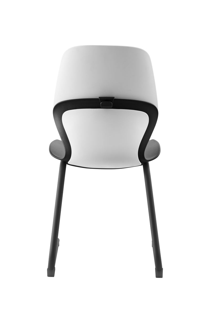 Kaleido Chair With Black Reverse Cantilever Legs
