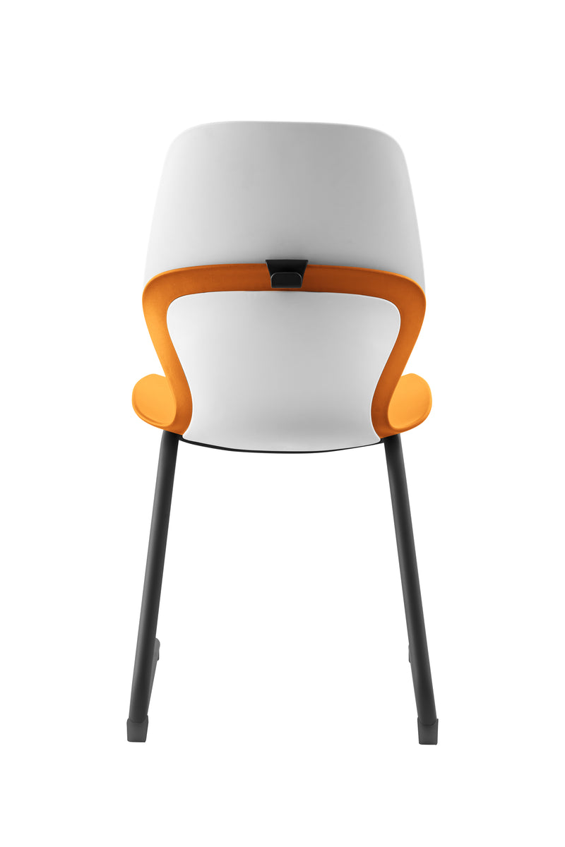 Kaleido Chair With Black Reverse Cantilever Legs