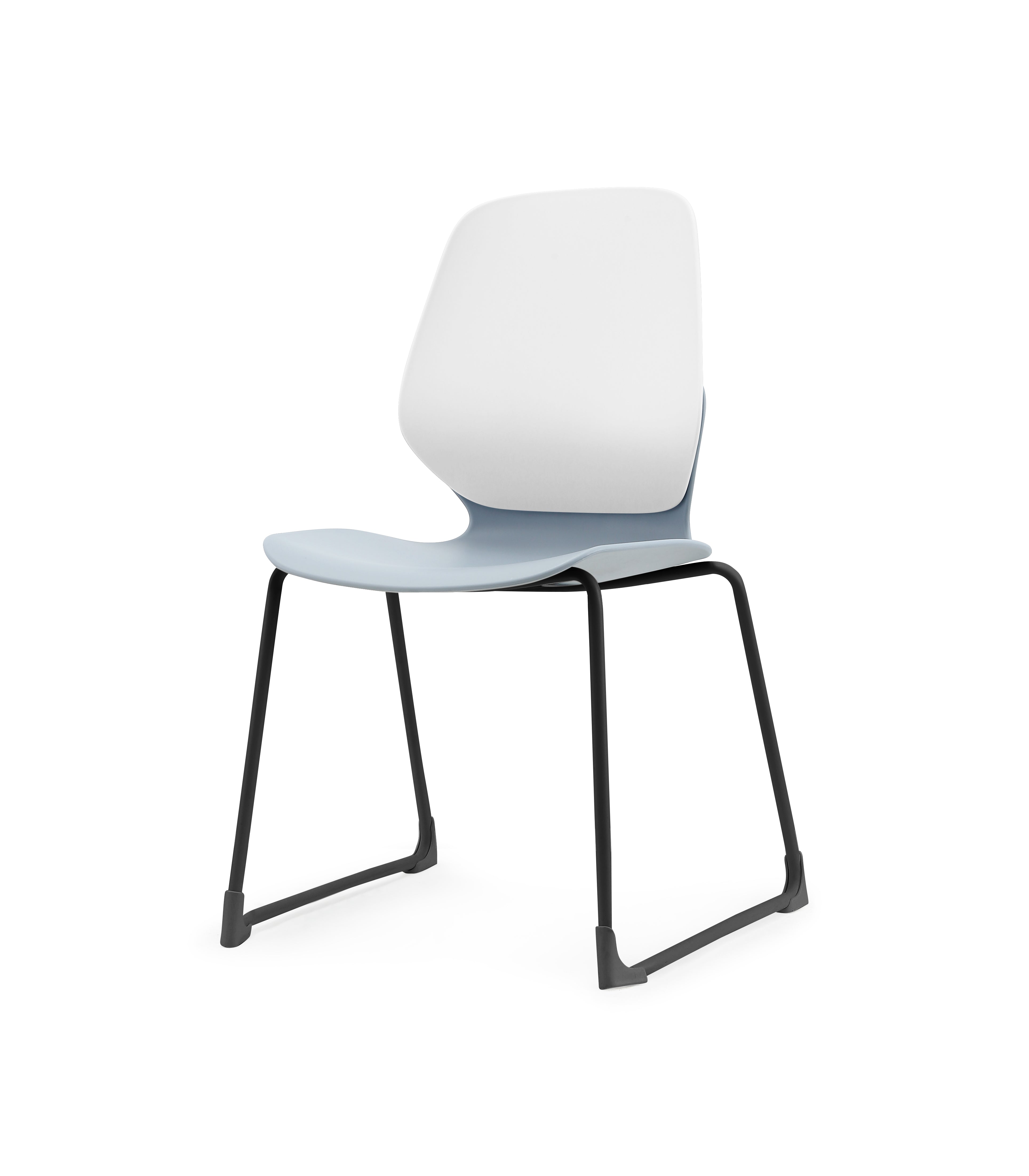 Kaleido Chair Black Sled Frame-Elite Office Furniture