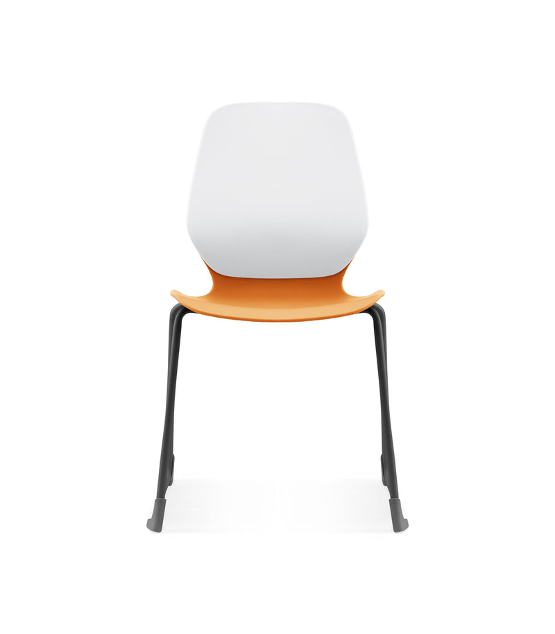 Kaleido Chair Black Sled Frame