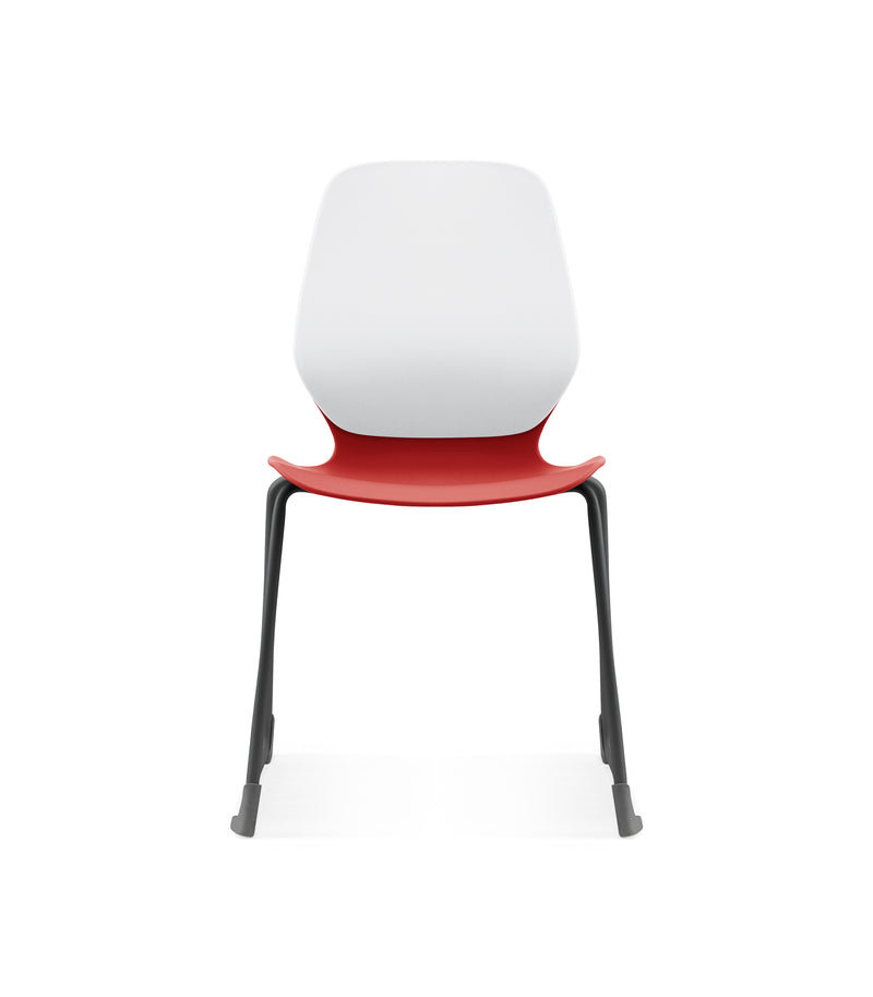 Kaleido Chair Black Sled Frame