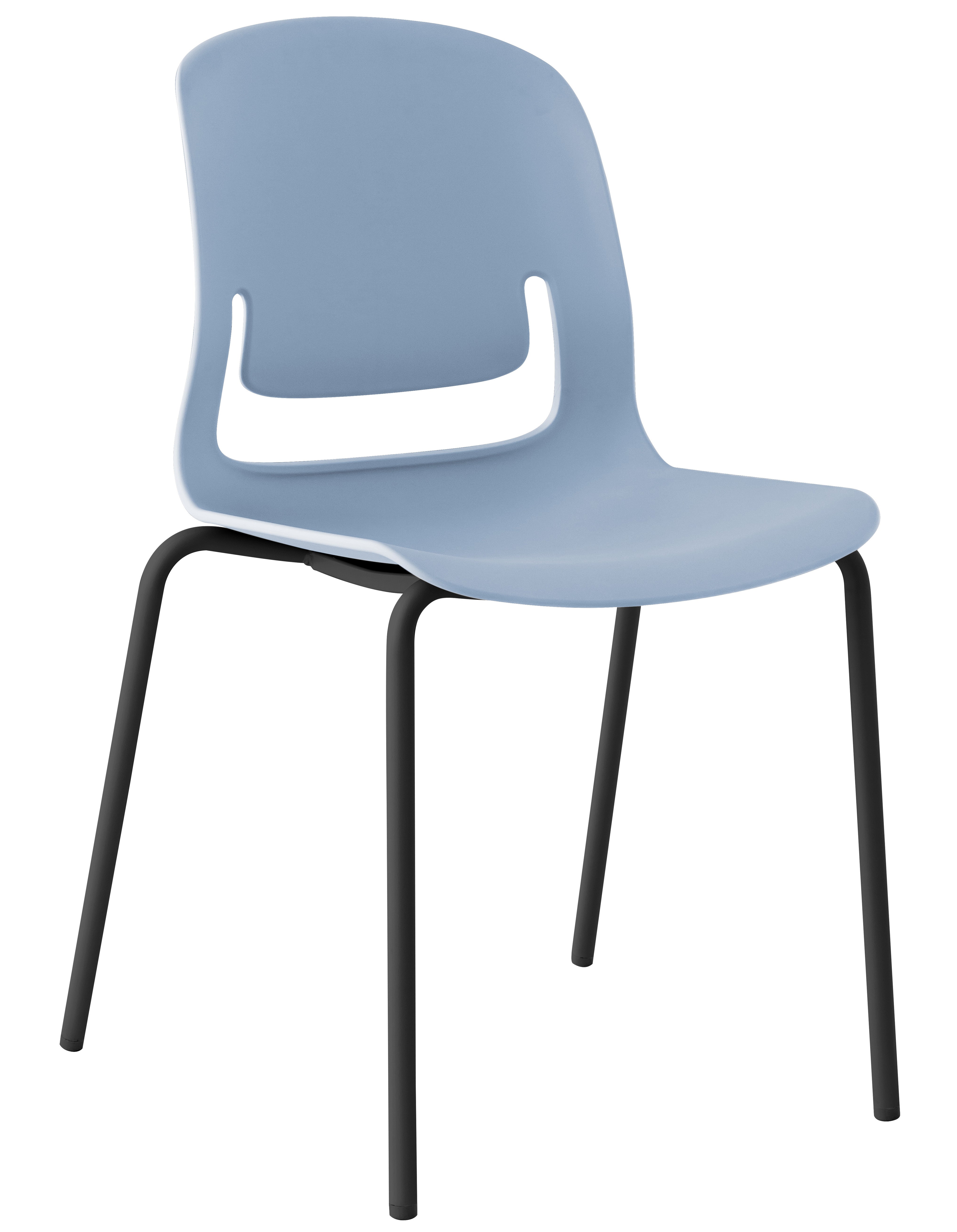 Palette Chair With Black Steel 4-Leg Frame-Elite Office Furniture