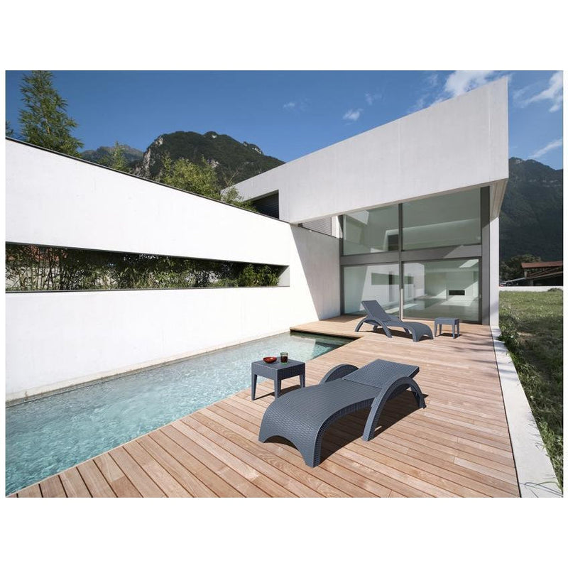 Fiji Sunlounger - No Cushion ( Pack of 2 chairs )