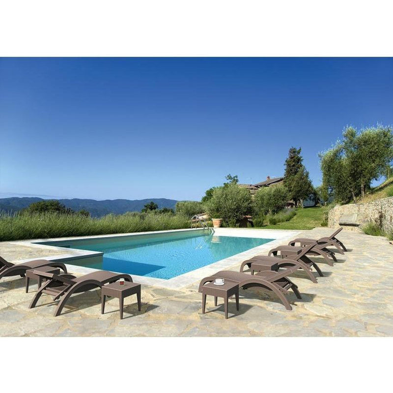 Fiji Sunlounger - No Cushion ( Pack of 2 chairs )