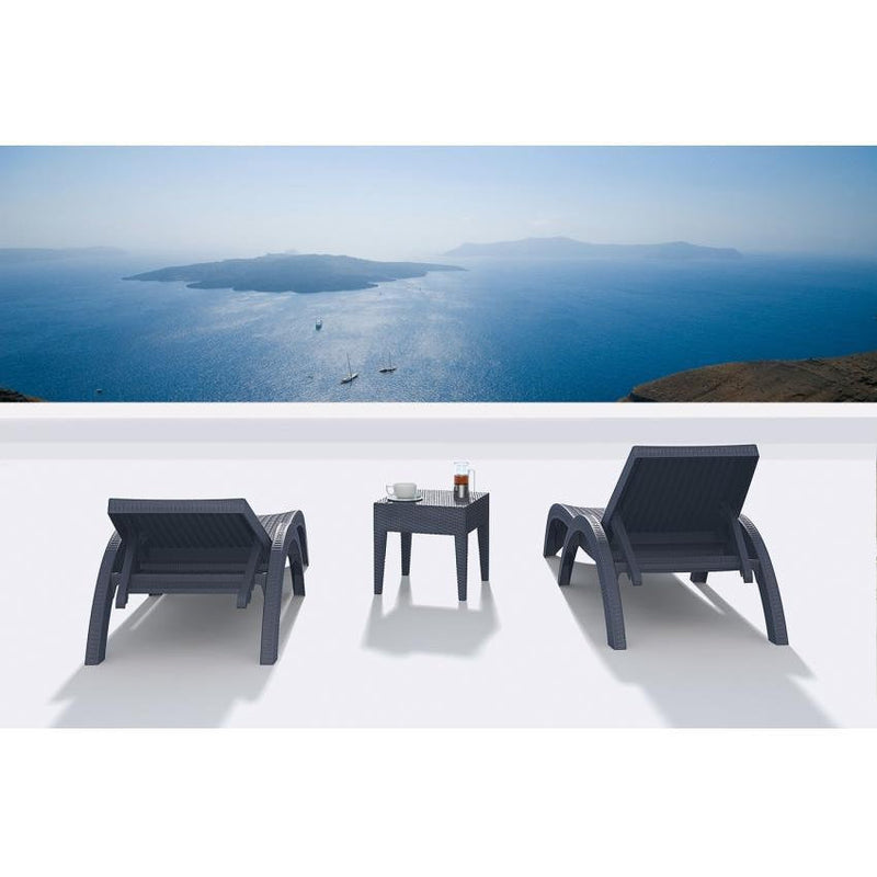 Fiji Sunlounger - No Cushion ( Pack of 2 chairs )