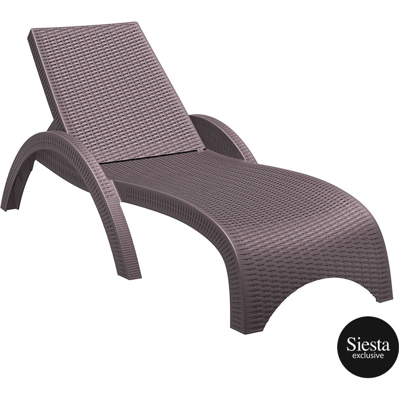 Fiji Sunlounger - No Cushion ( Pack of 2 chairs )
