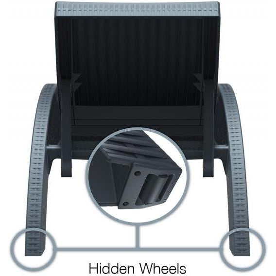 Fiji Sunlounger - No Cushion ( Pack of 2 chairs )