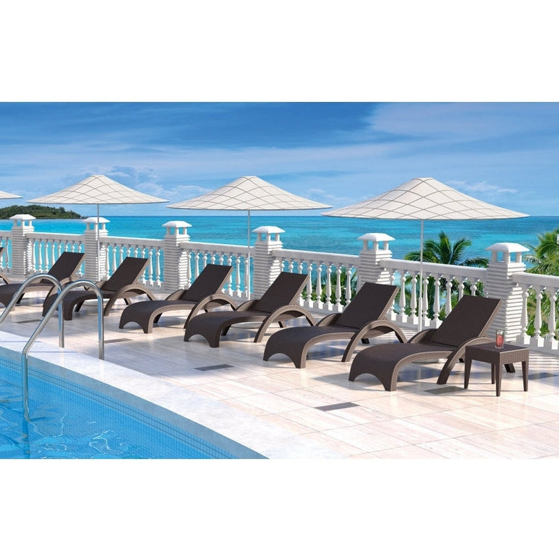 Fiji Sunlounger with Etisilk Cushion