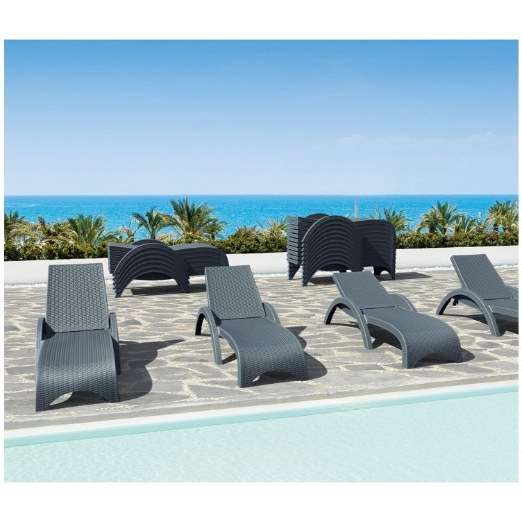 Fiji Sunlounger with Etisilk Cushion