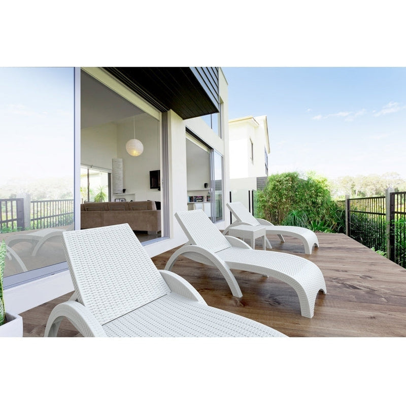 Fiji Sunlounger with Etisilk Cushion