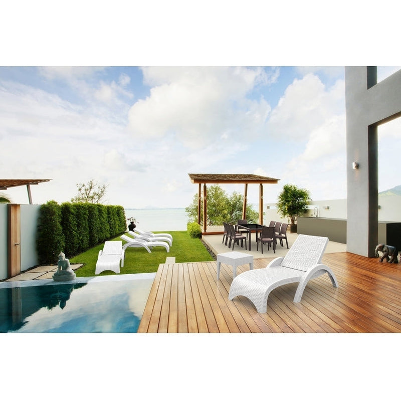 Fiji Sunlounger with Etisilk Cushion