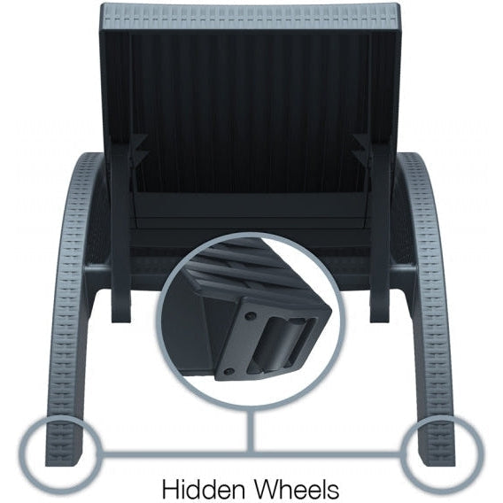 Fiji Sunlounger with Etisilk Cushion