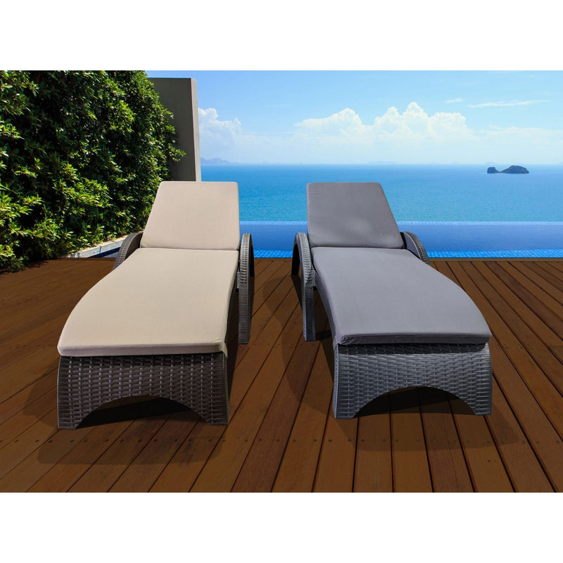 Fiji Sunlounger with Etisilk Cushion