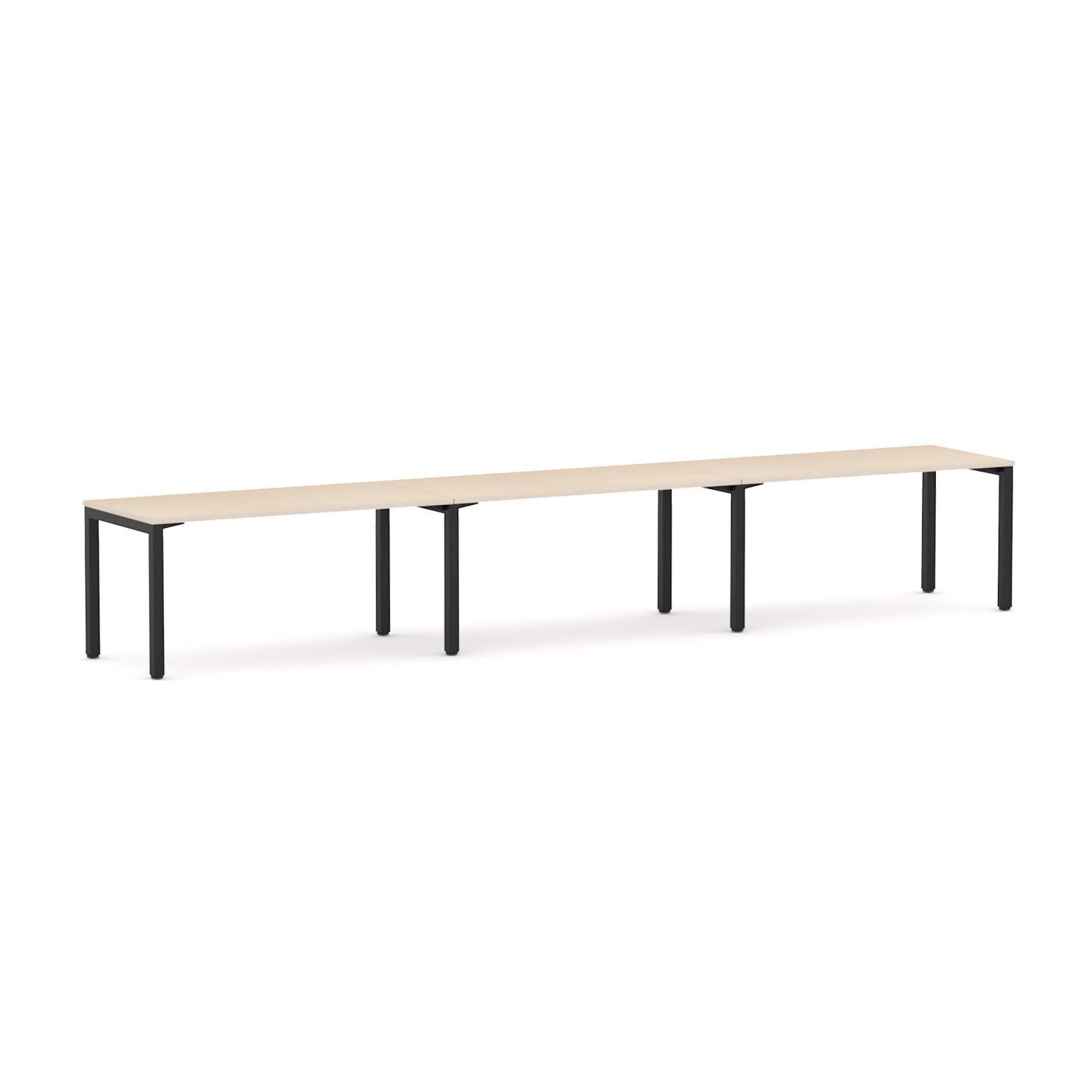 Axis 3-Person Single-sided Desk Workstation