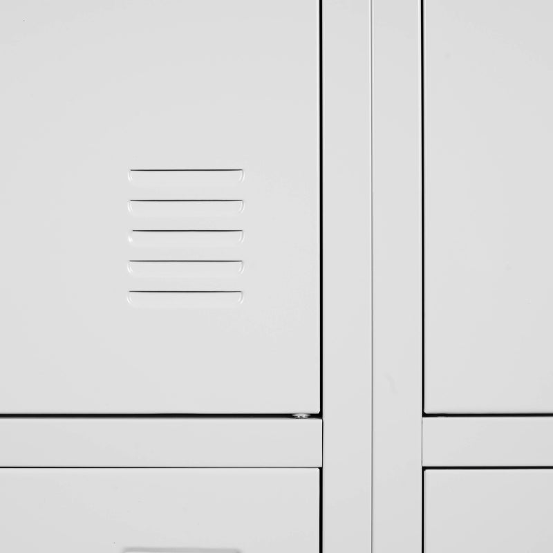 4 Door Metal Storage Locker With Extra Space