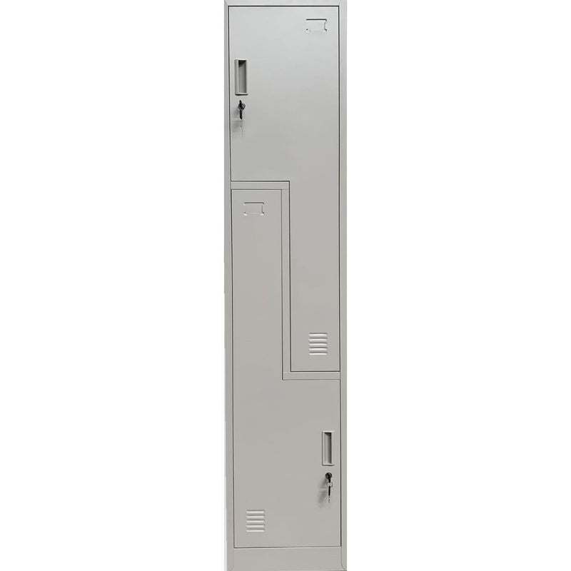6 Door Bank Of 3 Step Locker