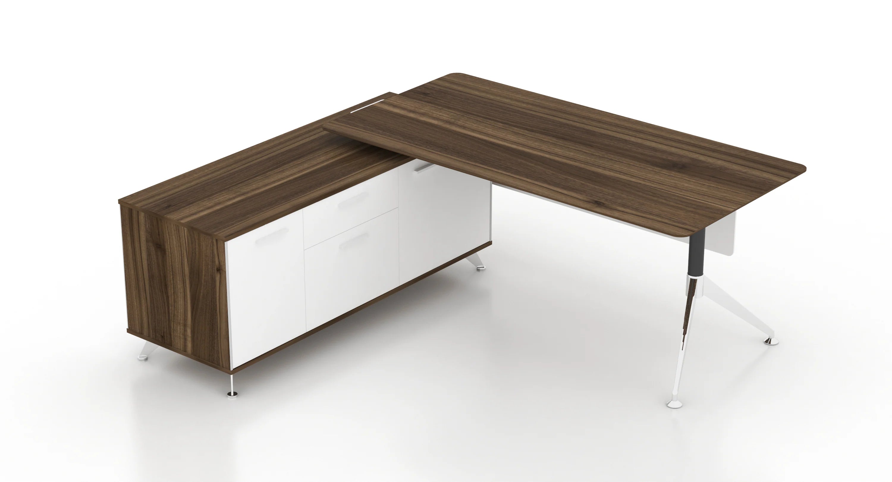 Potenza Desk With Return - Casnan Premier