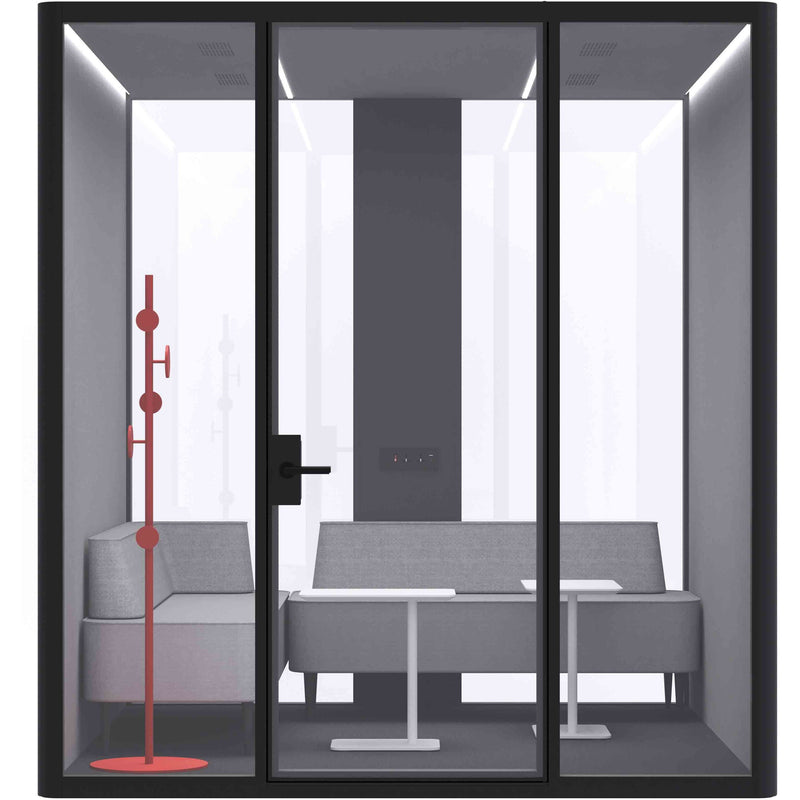 FocusHub - 2-4 Person Acoustic Phonebooth - Custom Colour (10 weeks lead time)