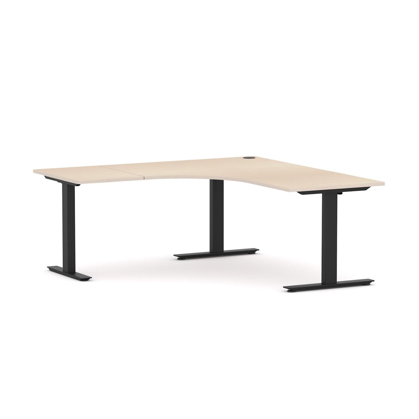Agile Fixed Rectangle 90° Workstation