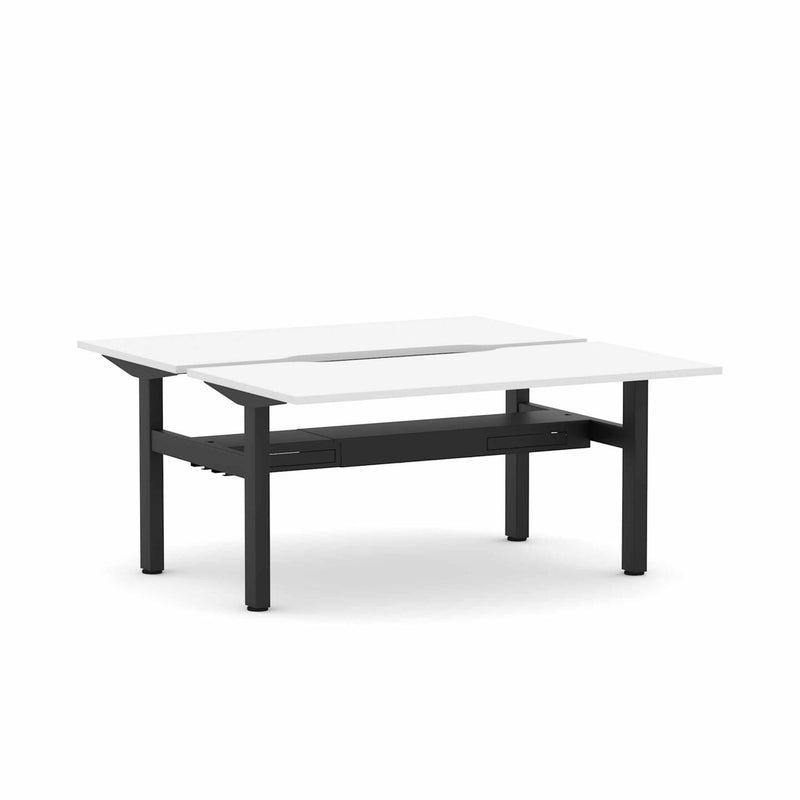Klass Fixed 2-Person Double-sided Desk Workstation