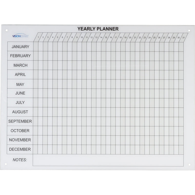 Glassboard Magnetic Year Planner