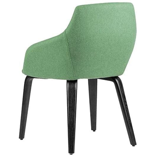 Gold Timber Leg Breakout Chair