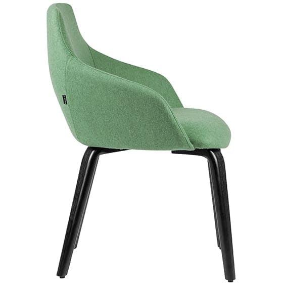 Gold Timber Leg Breakout Chair