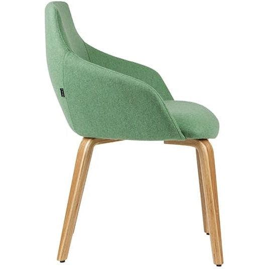 Gold Timber Leg Breakout Chair